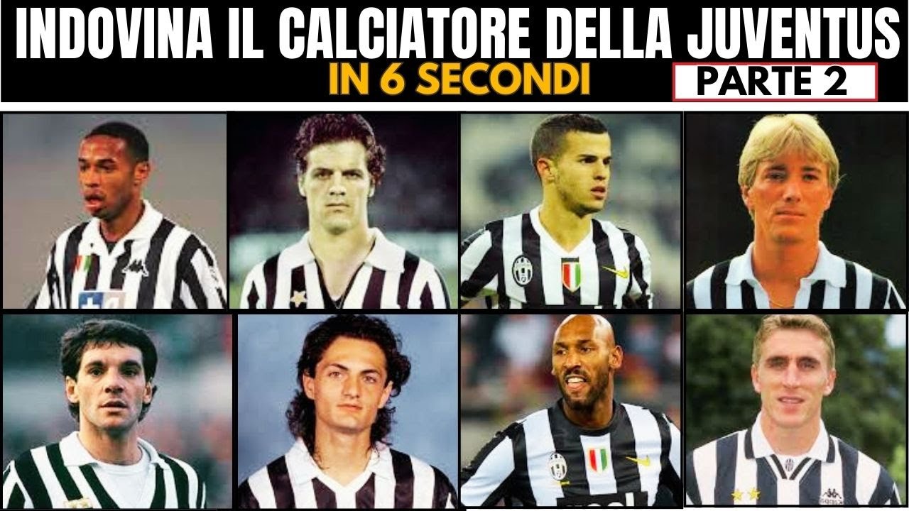 Indovina il Calciatore della JUVENTUS IN 6 SECONDI Parte 2 | QUIZ CALCIO