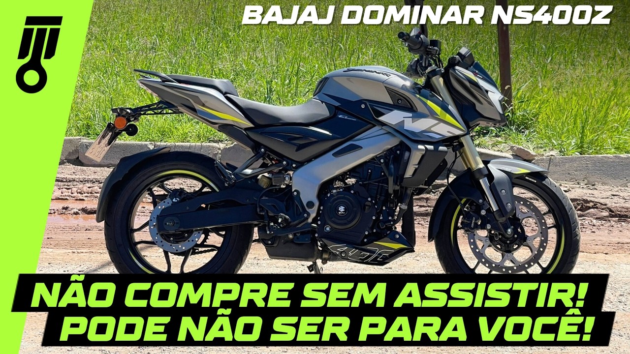 7 dias com a BAJAJ DOMINAR NS400Z - TUDO que você precisa saber antes de comprar!