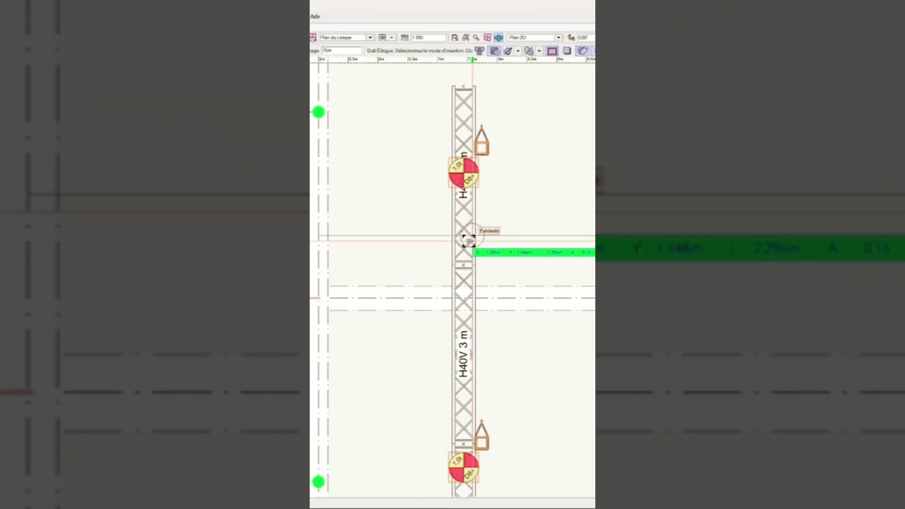 Vectorworks Spotlight 2025. Quick Rigging Tip. Hoists into bridle #vectorworks #vectorworksmovies