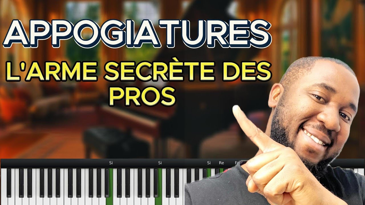 Appogiatures:  L'arme des pros (Tutoriel Piano gospel débutants)