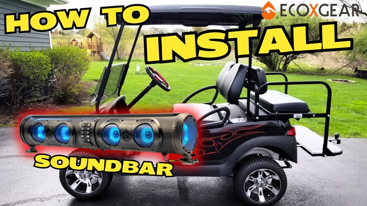 How To: Install ECOXGEAR Sound Extreme Bluetooth Speaker on Club Car Golf Cart