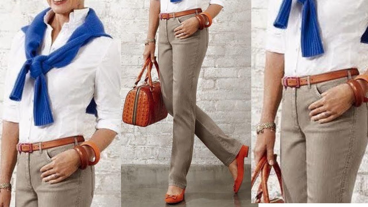 OUTFITS para LLEVAR a los 50 60 70 AÑOS Y LUCIR MODERNA CON ESTILO CLASE  ELEGANTE OUTFITS MODERNOS