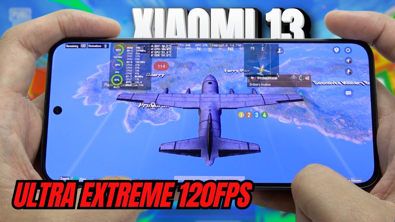Xiaomi 13 Test game PUBG Mobile 120 FPS Update | Snapdragon 8 Gen 2