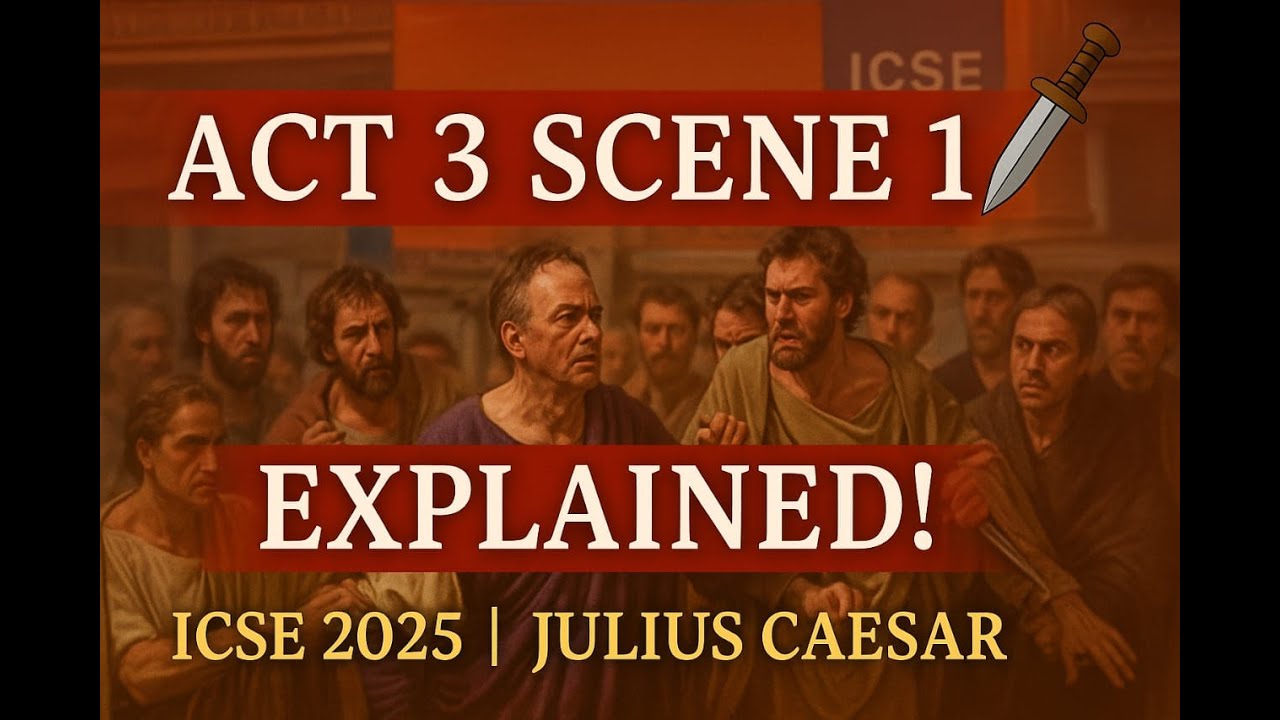 Julius Caesar की मौत | Act 3 Scene 1 | Hindi Explanation by Project With Me