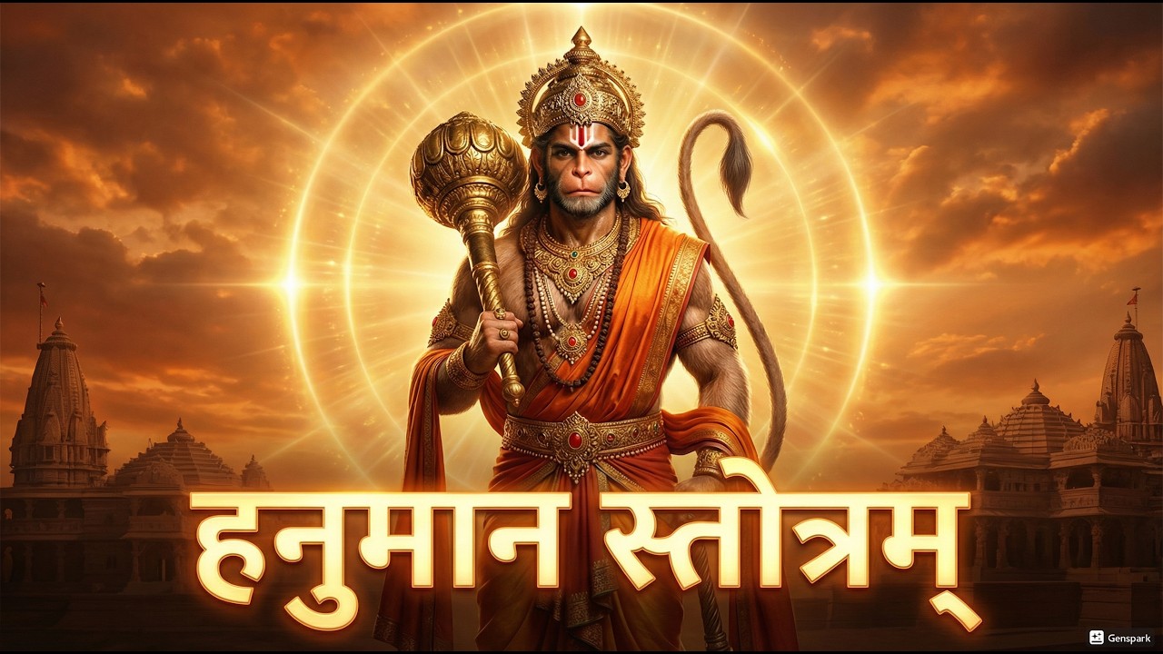 Haunman Stotram #newsong #amritvani #song #mahamantra #bhajan #stotram  #bhajan  #special #hanuman
