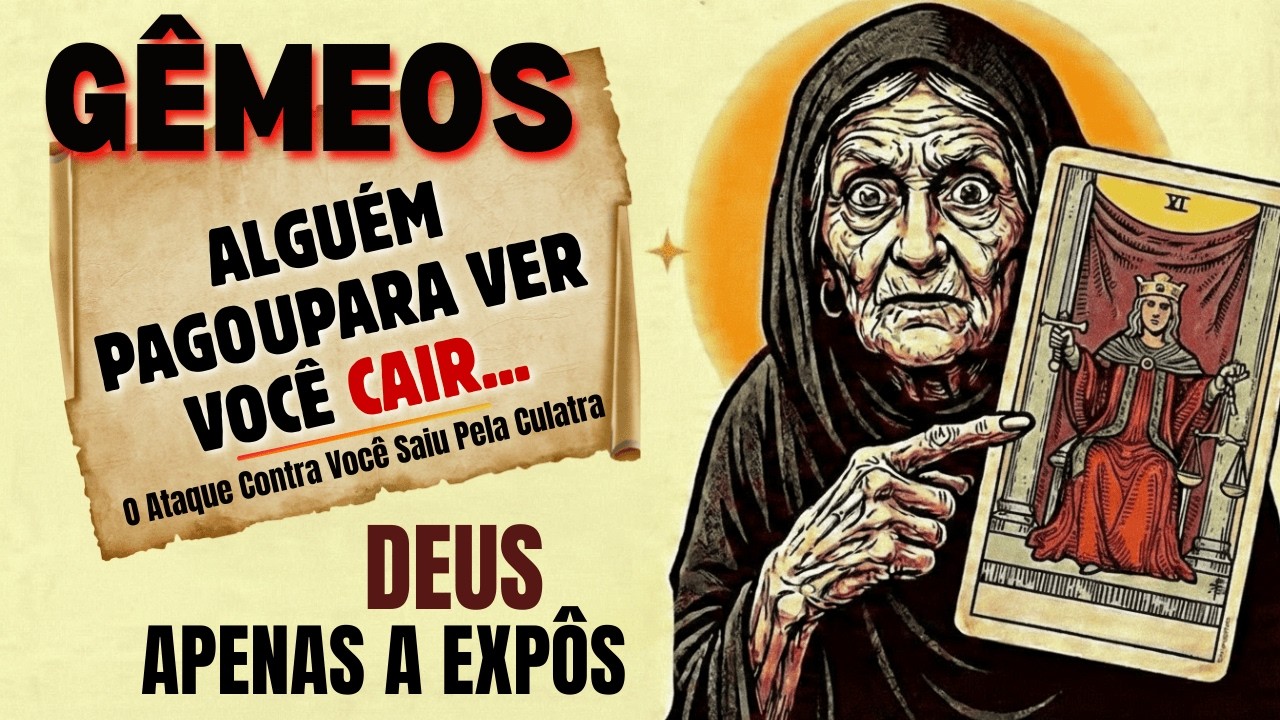 GÊMEOS ♊A mulher em quem você confiava secretamente pagou para te destruir...mas DEUS te PROTEGEU 🙏⚡