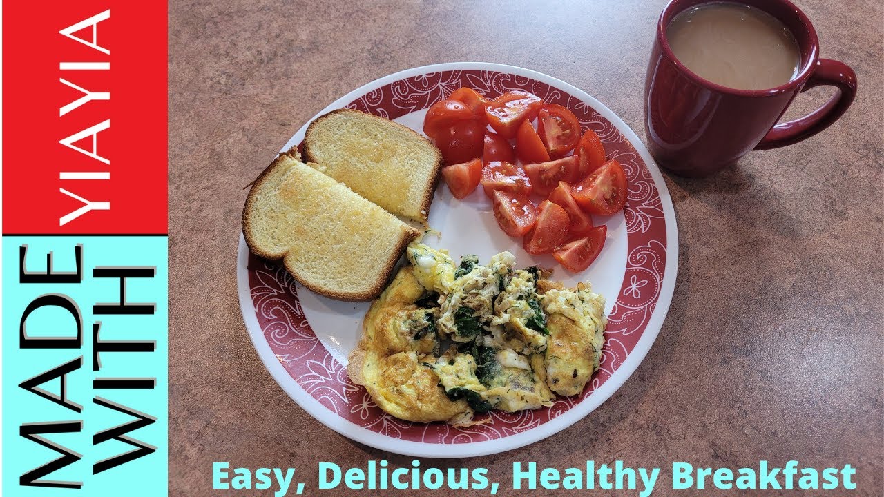 How to make a delicious spinach omelette