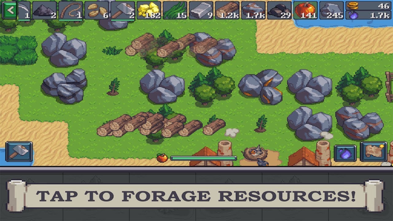 Tap Tap Craft: Mine Survival Sim Android Gameplay