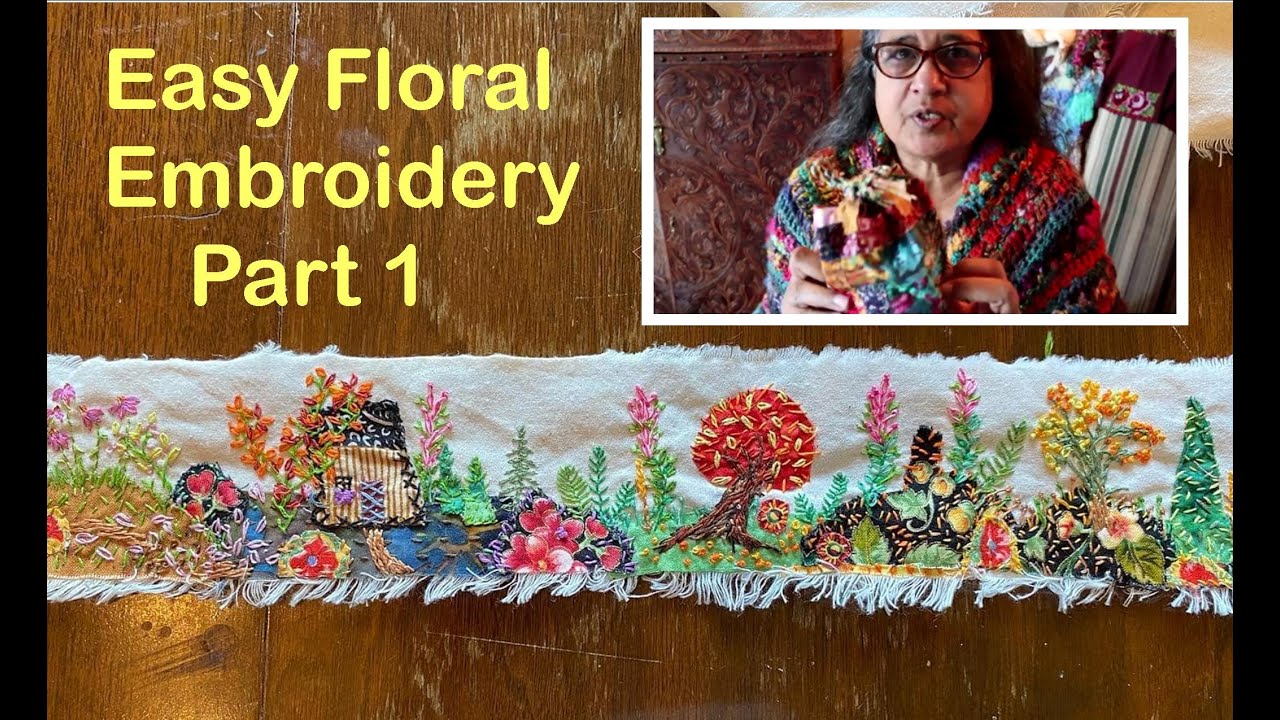 Как вязать сад медленным стежком | Часть 1: бегущий стежок и прямой стежок