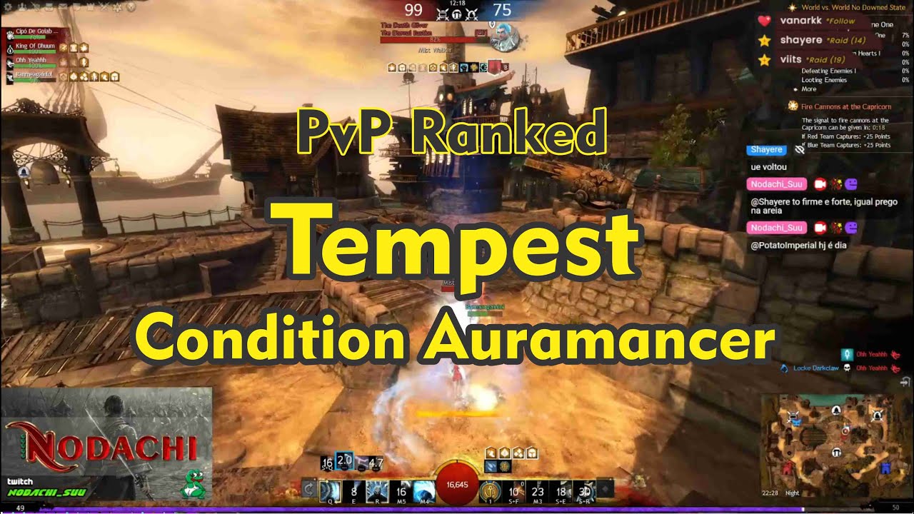 Elementalist Tempest Daggers Condition Auramancer PvP Ranked - Guild Wars 2