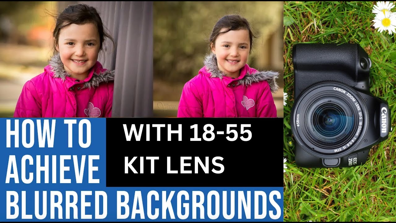 Best Background Blur with Canon Camera Kit Lens Full Tutorial ( HINDI / URDU)