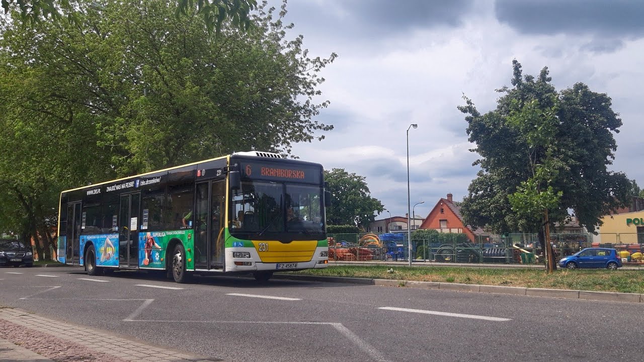 MAN NL283 Lion`s City #231 [*] @MZK Zielona Góra [🚌6 ➡️Braniborska]