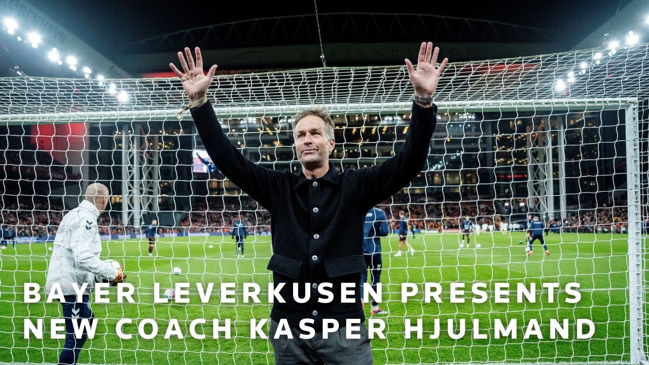 LIVE: Bayer Leverkusen presents new coach Kasper Hjulmand