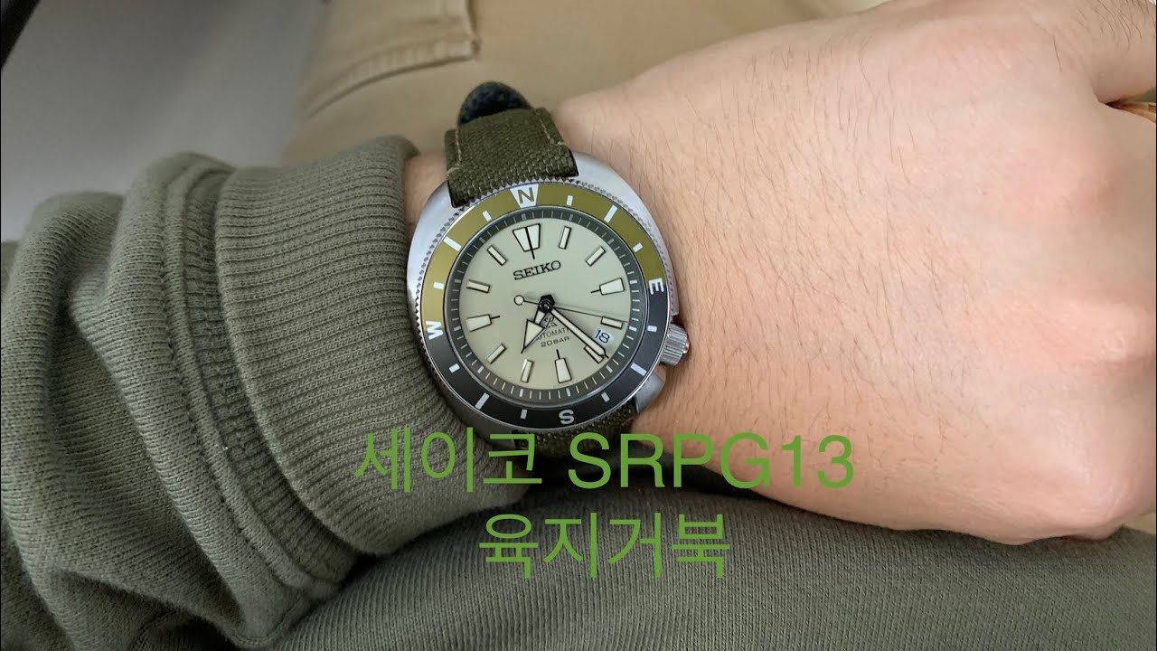 세이코 다이버시계  SRPG13 육지거북 간략 리뷰