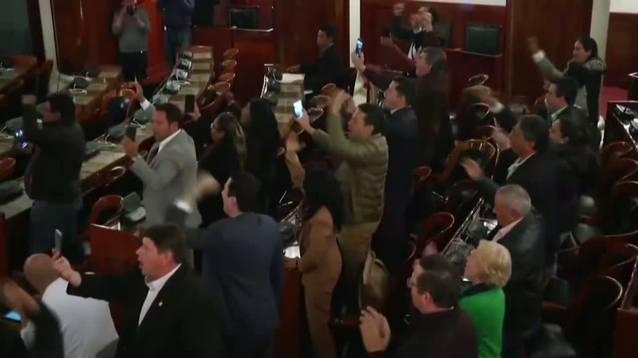 Bolivian senator declares herself interim president, Morales slams ‘coup’