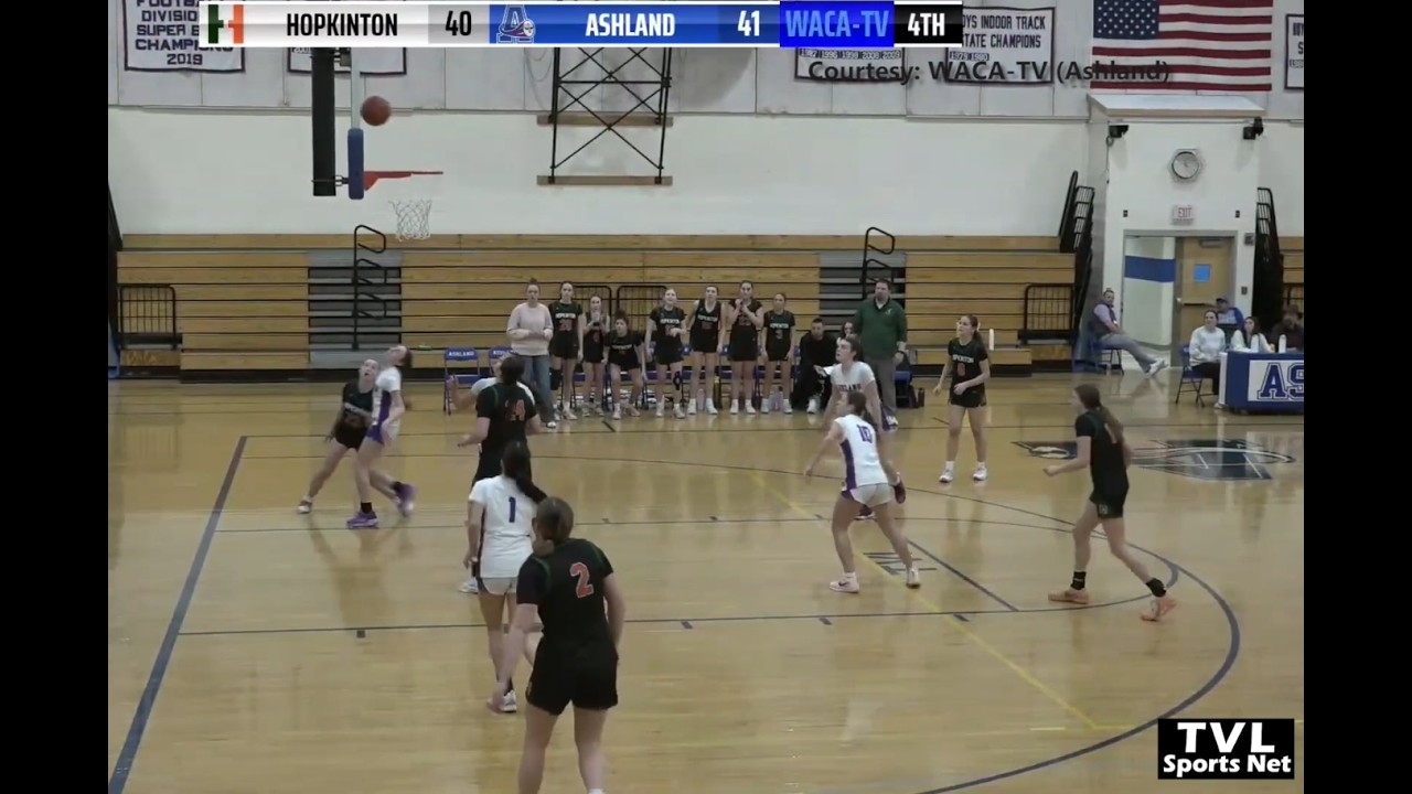 Hopkinton Hillers Girls Basketball Coach & Captains interview, highlights Hillers vs Ashland 2-11-26