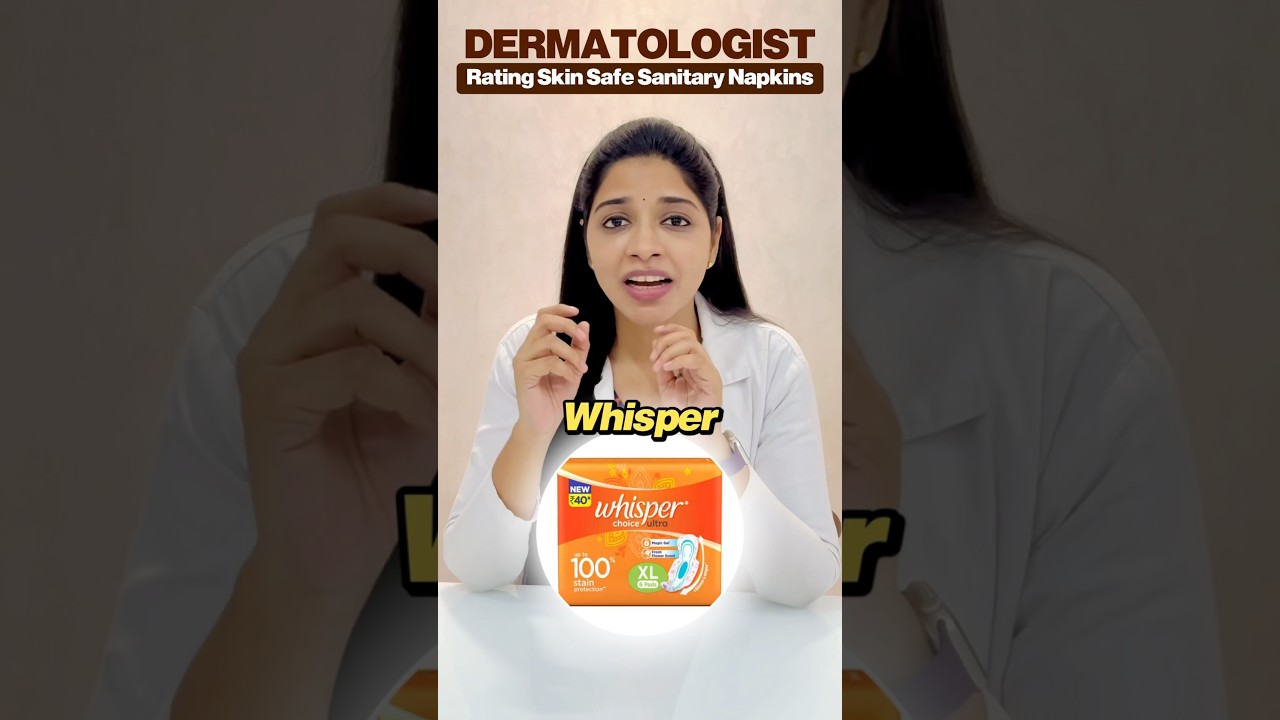 Dermatologist Rating Skin Safe Sanitary Napkins✅ #sanitarynapkins #sanitarypads #womenshealth