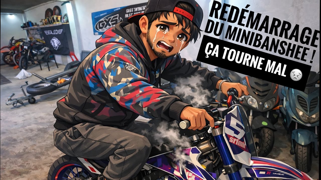 Le MiniBanshee se répare… ça tourne mal 😥🤞