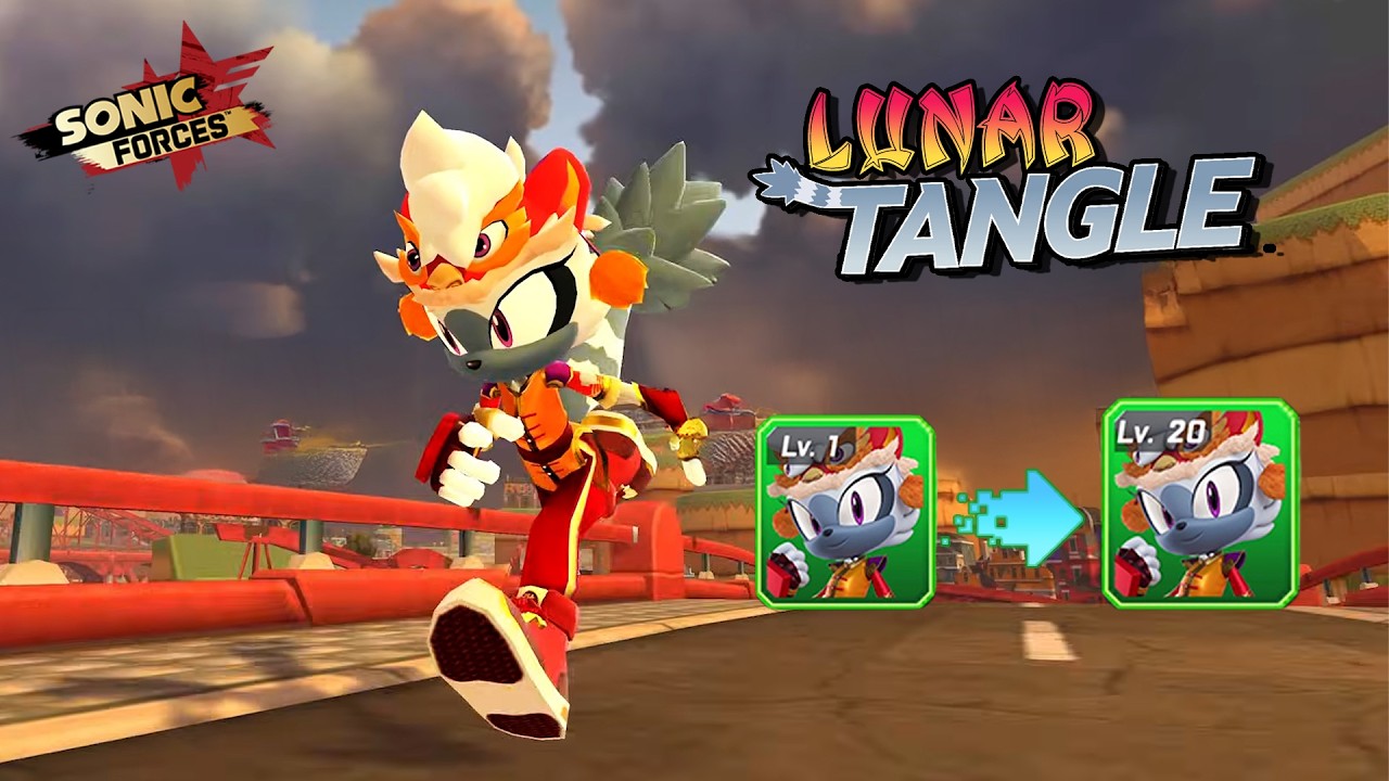 Lunar Tangle 🎆  Level 1 - 20 Showcase | Sonic Forces: Speed Battle
