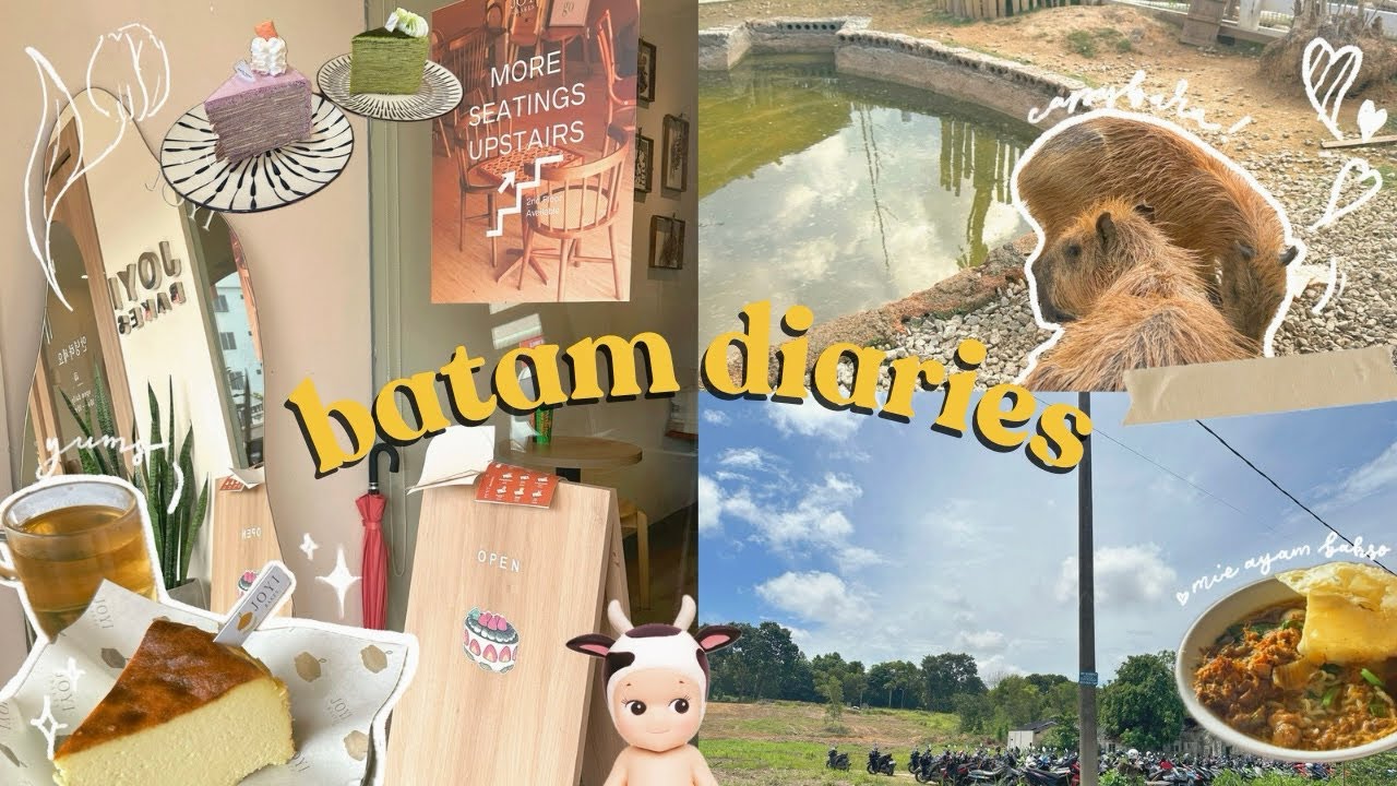 batam travel diaries ‧₊˚ ☀️ beach club, local food, zoo, shopping, cafe-hopping