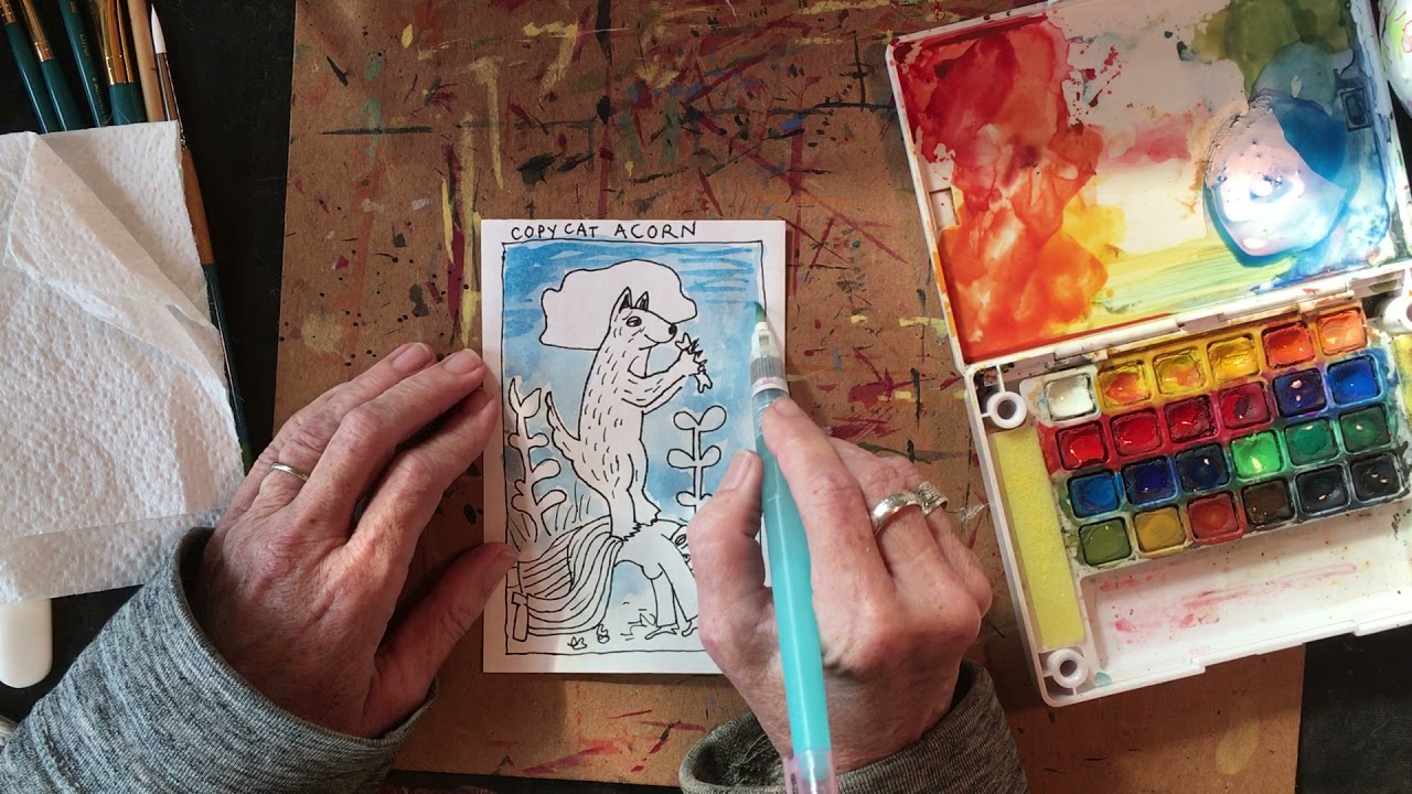 Images and Making Comics Watercolor Tutorial