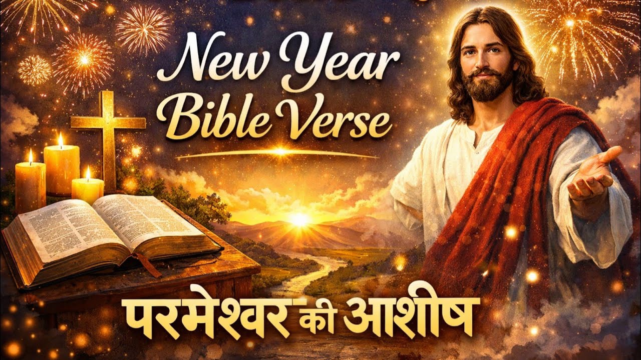 📖 New Year 2026 | परमेश्वर की आशीष | New Year Bible Verse