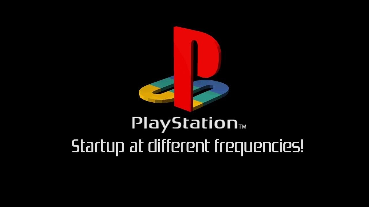 PlayStation 1 startup at different frequencies! (Done in pSX v1.13 emulator)