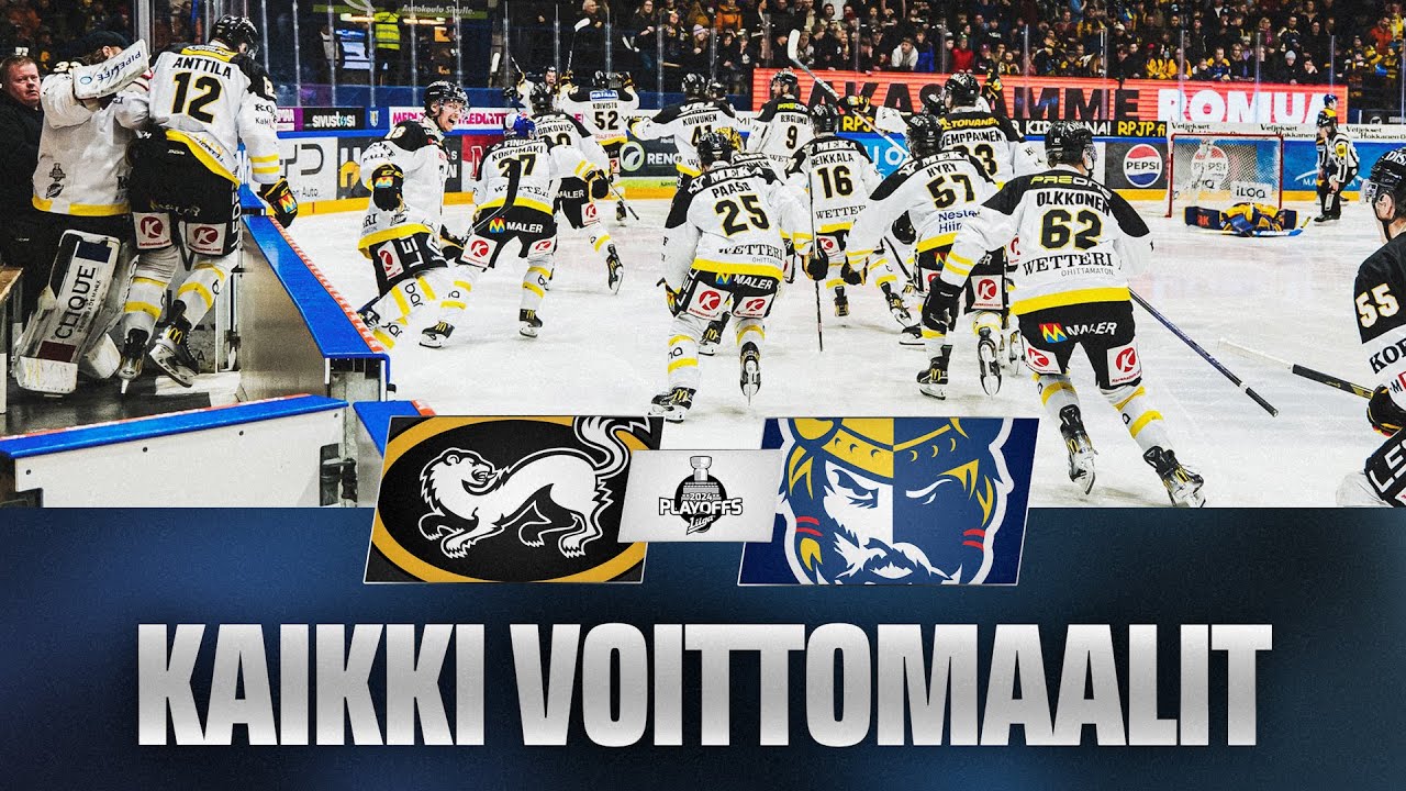 Kaikki voittomaalit: Kärpät–Jukurit 4–2 | Playoffs 2024