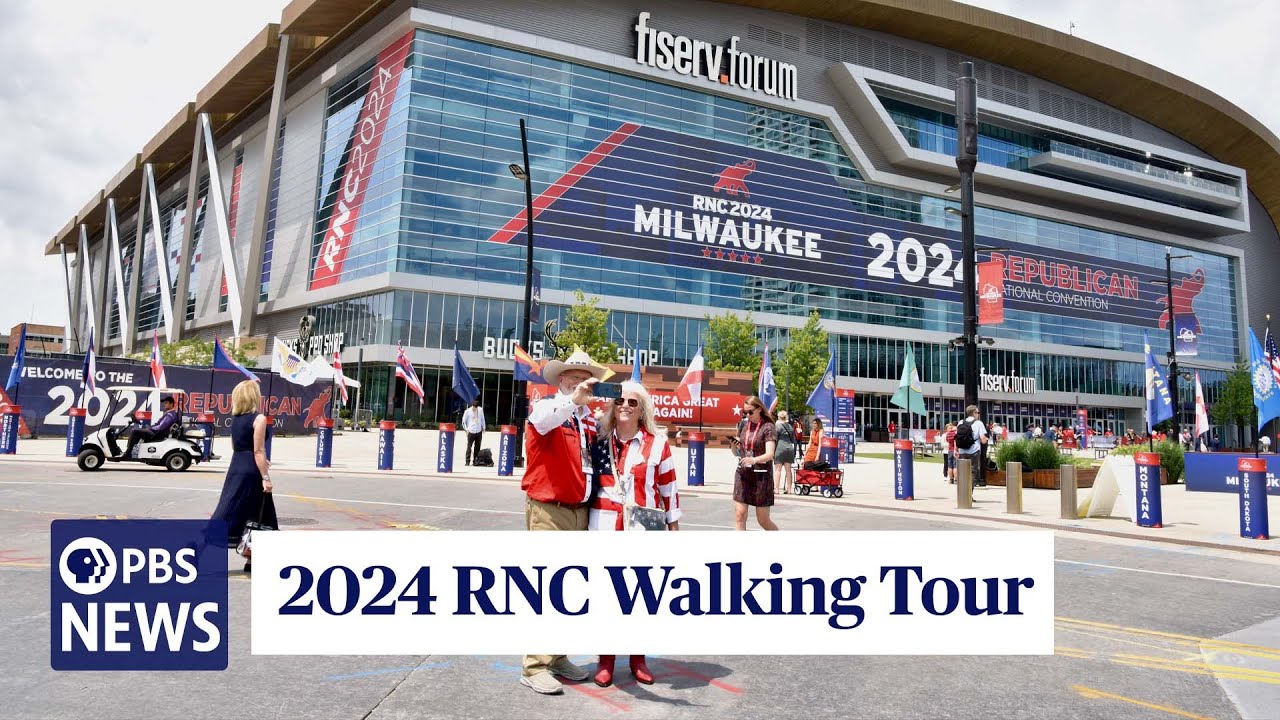 WATCH: 2024 RNC Walking Tour | Republican National Convention at Fiserv Forum in Milwaukee