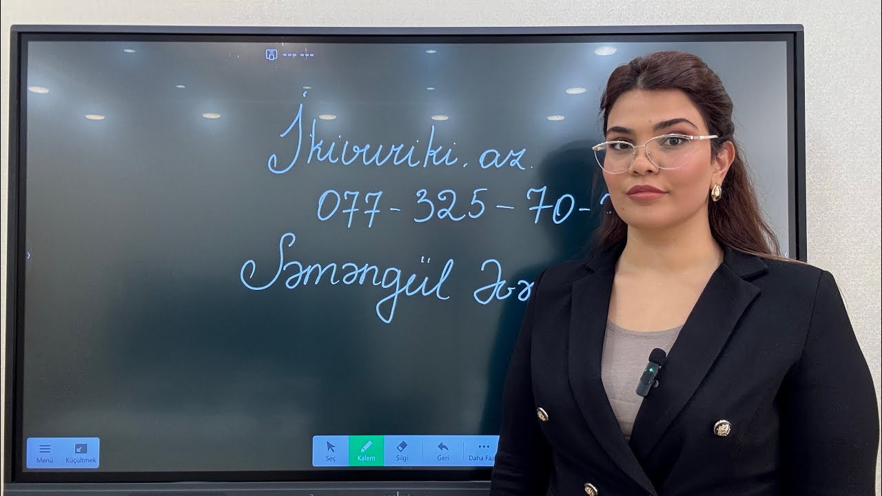 “da”, “də” bitişik yoxsa ayrı? | Azərbaycan dili | Səməngül Əvəzli