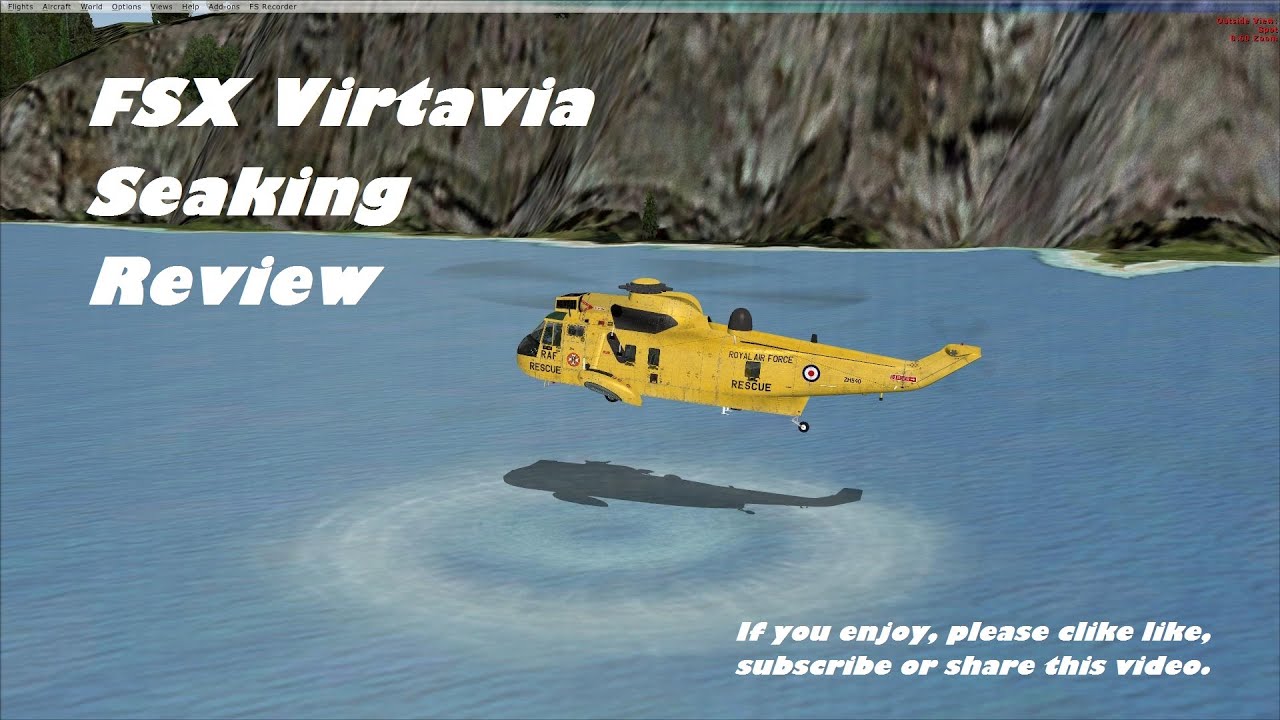 FSX Virtavia Seaking Helicopter review and opinion. (ex. Alphasim)