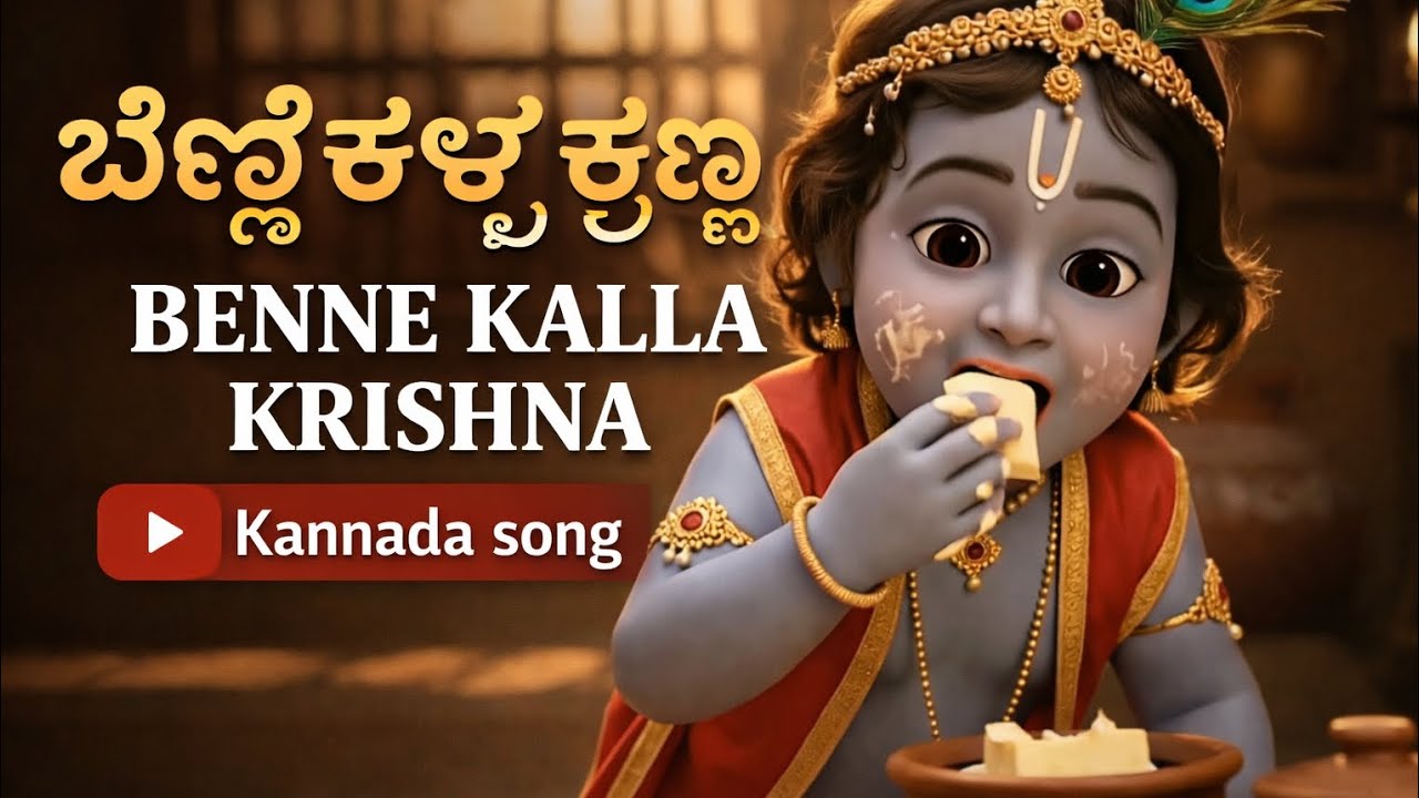 Benne Kalla Krishna Song #little krishna #Balakrishna #BenneKallaKrishna  #CuteKrishna