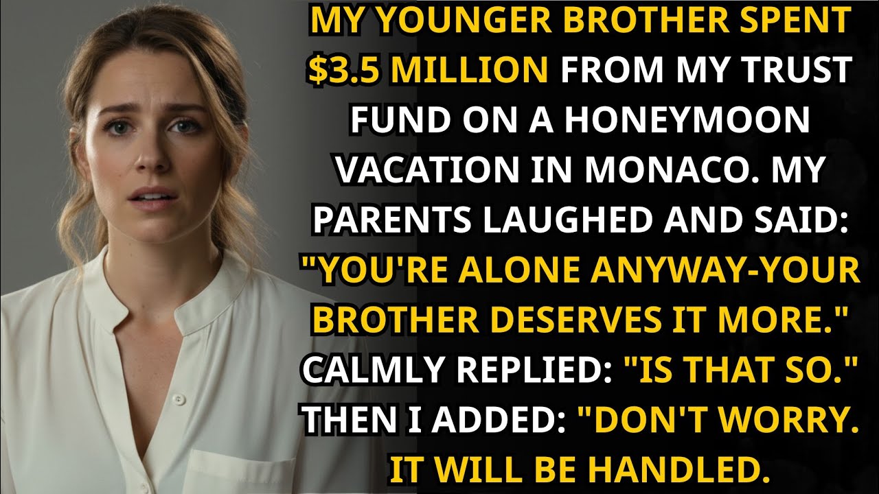 He Blew $3.5M of My Trust Fund on a Monaco Honeymoon — I Didn’t Yell
