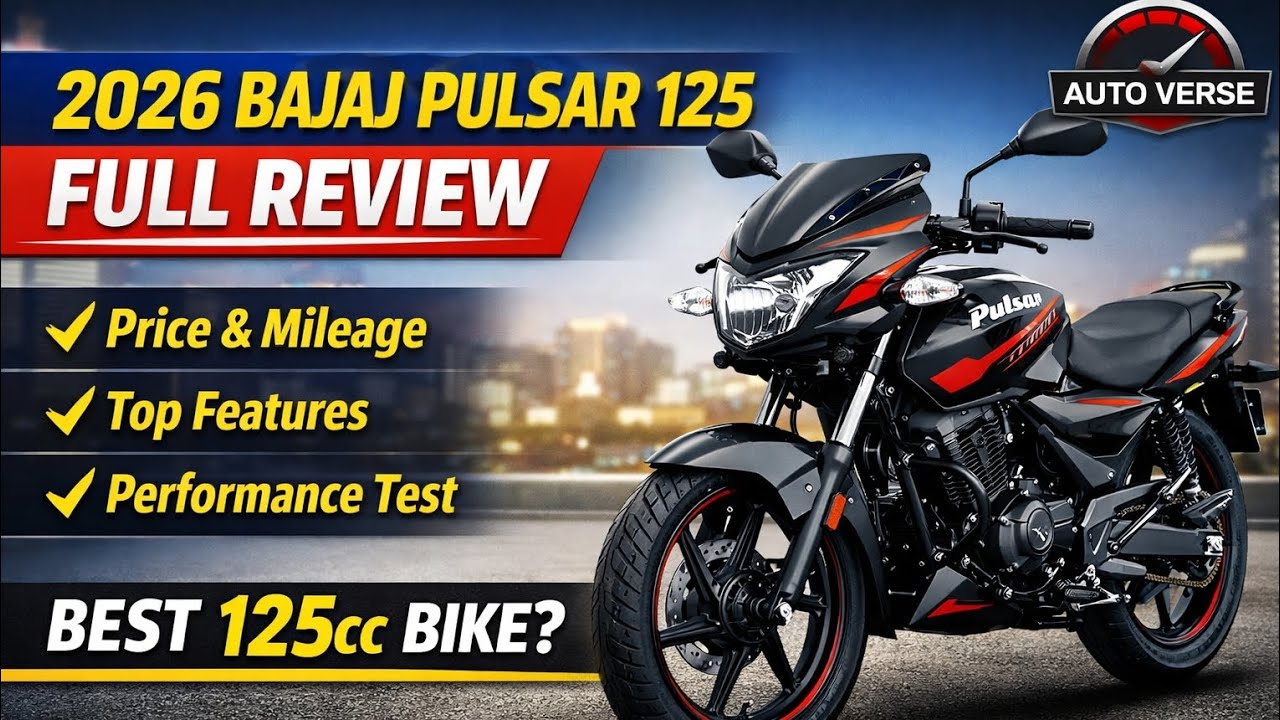 2026 Bajaj Pulsar 125 Full Review Price, Mileage, Features & Performance Best 125cc Bike? Auto Verse