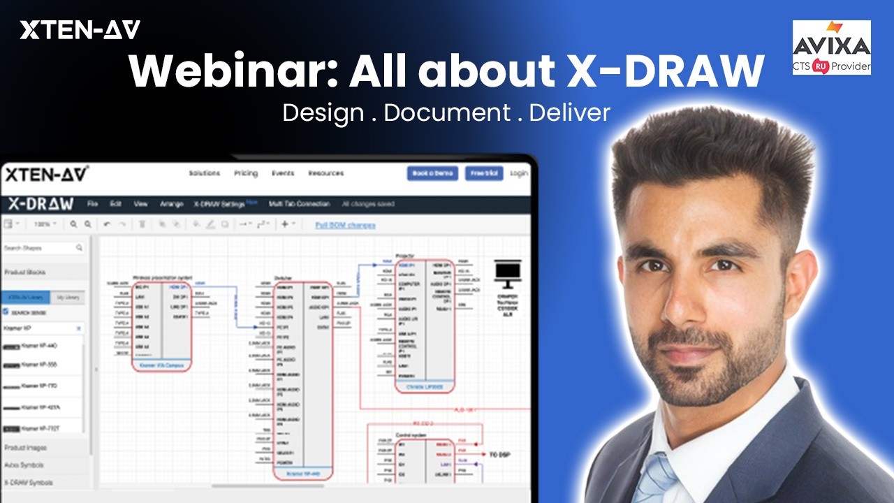 XTEN-AV Webinar - All about X-DRAW. Design. Document. Deliver
