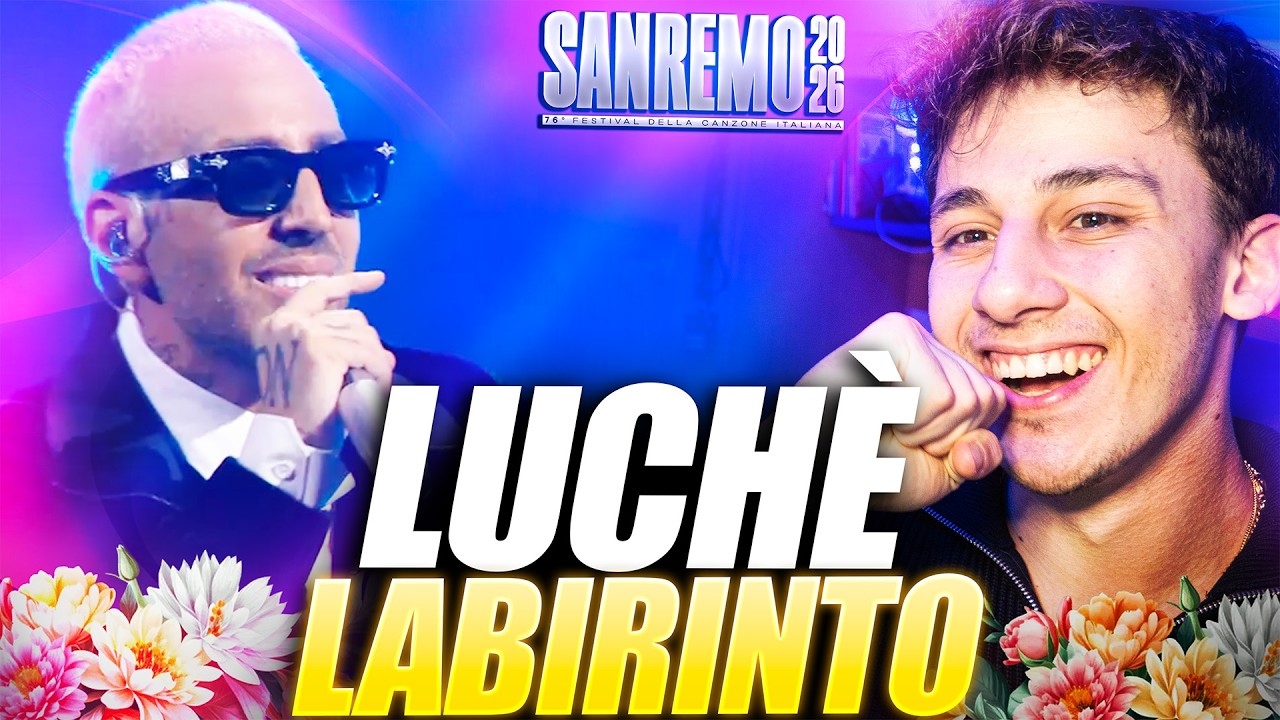 Luch&egrave; - Labirinto | itsDani REACTION | Sanremo 2026
