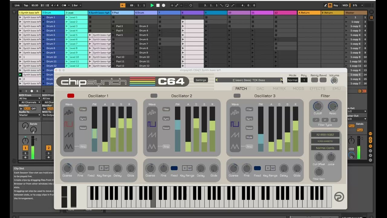 C64 Chipsynth: All Presets!