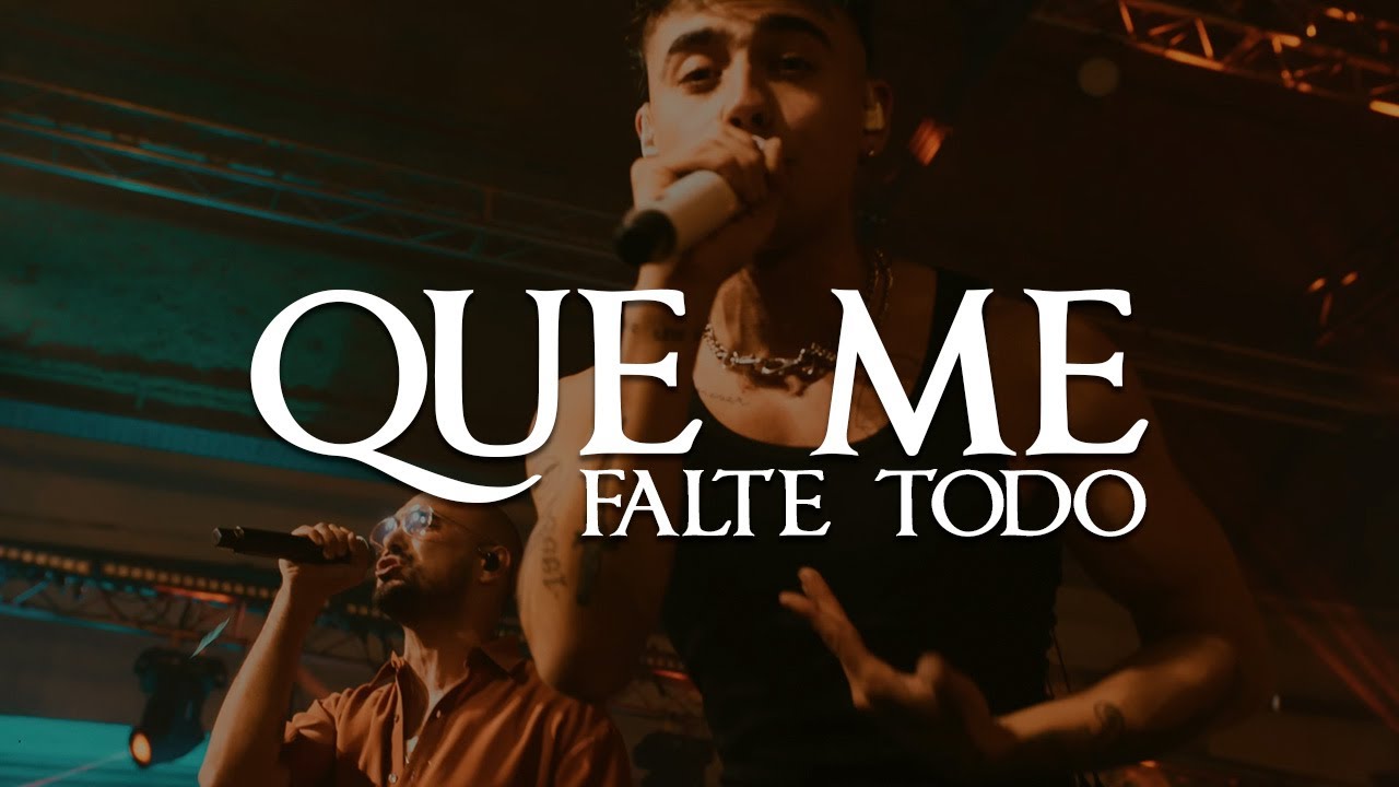 Luck Ra, Abel Pintos - QUE ME FALTE TODO 🔥|| LETRA