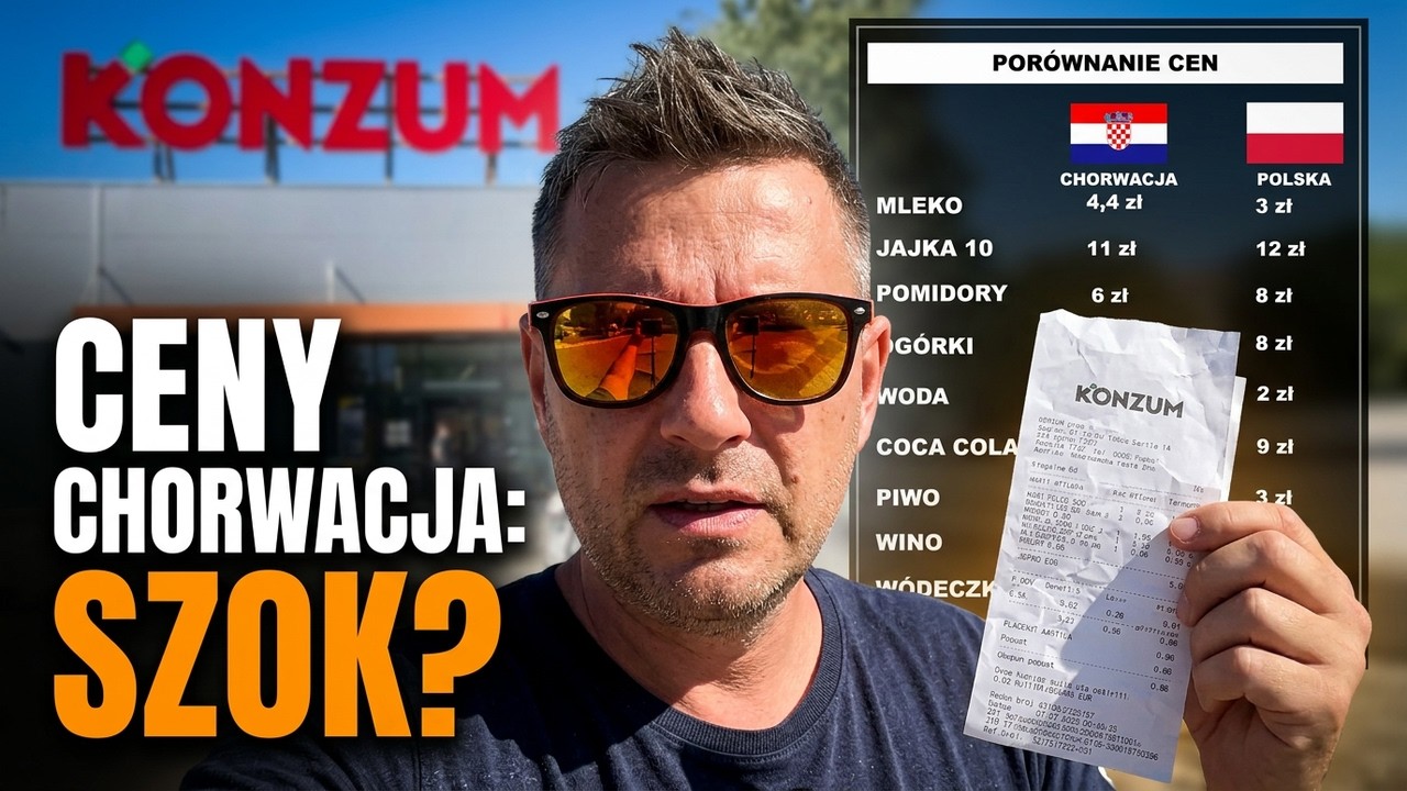 Ceny w Chorwacji 2025: Czy jest drogo? Zakupy w Konzum 🇭🇷