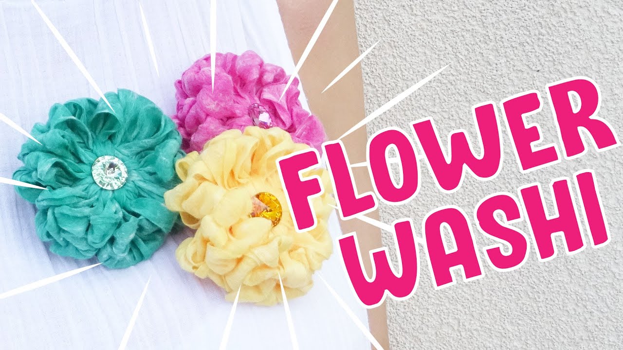 Video Tutorial Dooitu DIY | Video Tutorial Dooitu DIY | Flower Washi