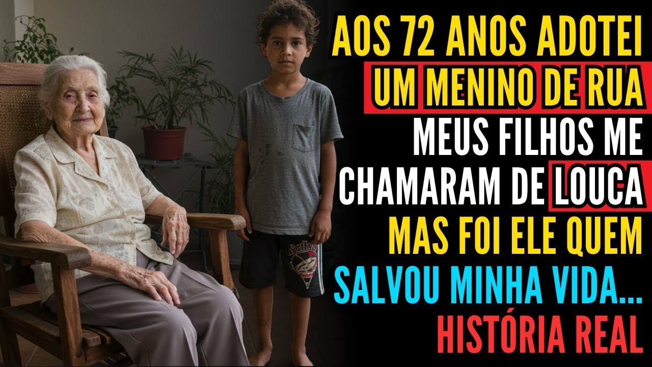 HISTÓRIA REAL DESTA AVÓ 👵💔 NINGUÉM ACREDITARIA QUE AQUELE MENINO DE RUA ME SALVARIA MINHA VIDA…