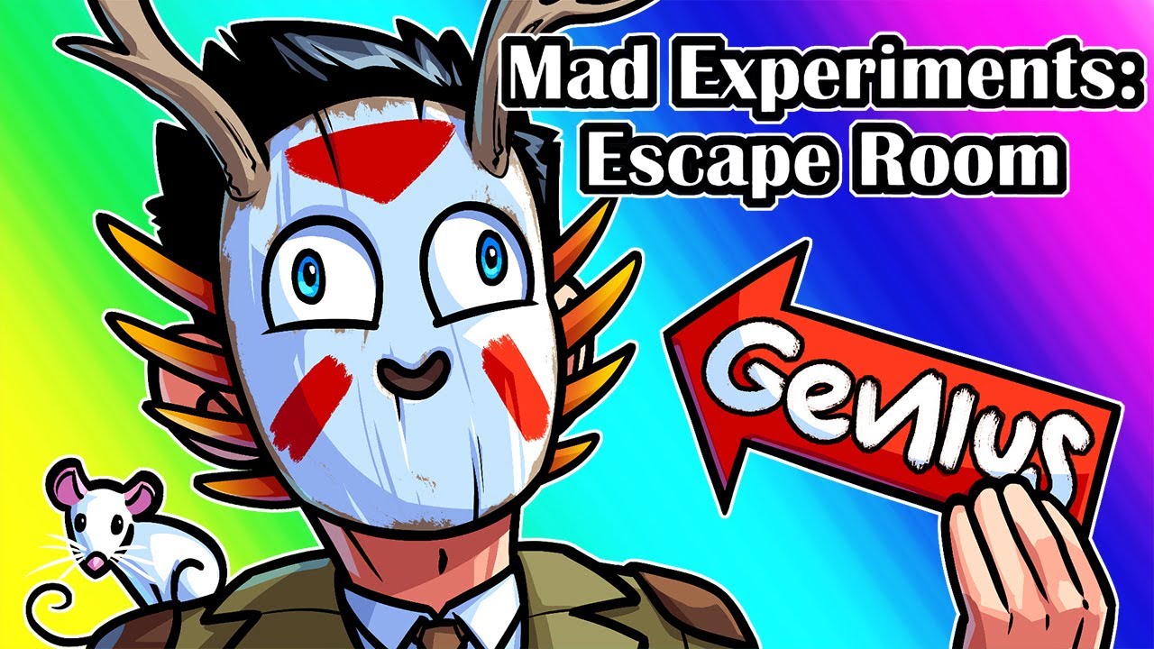 Mad Experiments Escape Room Funny Moments - The Delirious Code!