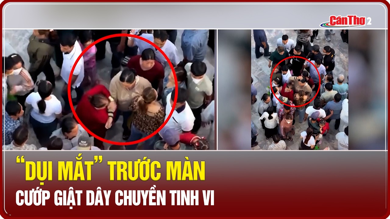 “Dụi mắt” trước màn cướp giật dây chuyền tinh vi | CT-TDT