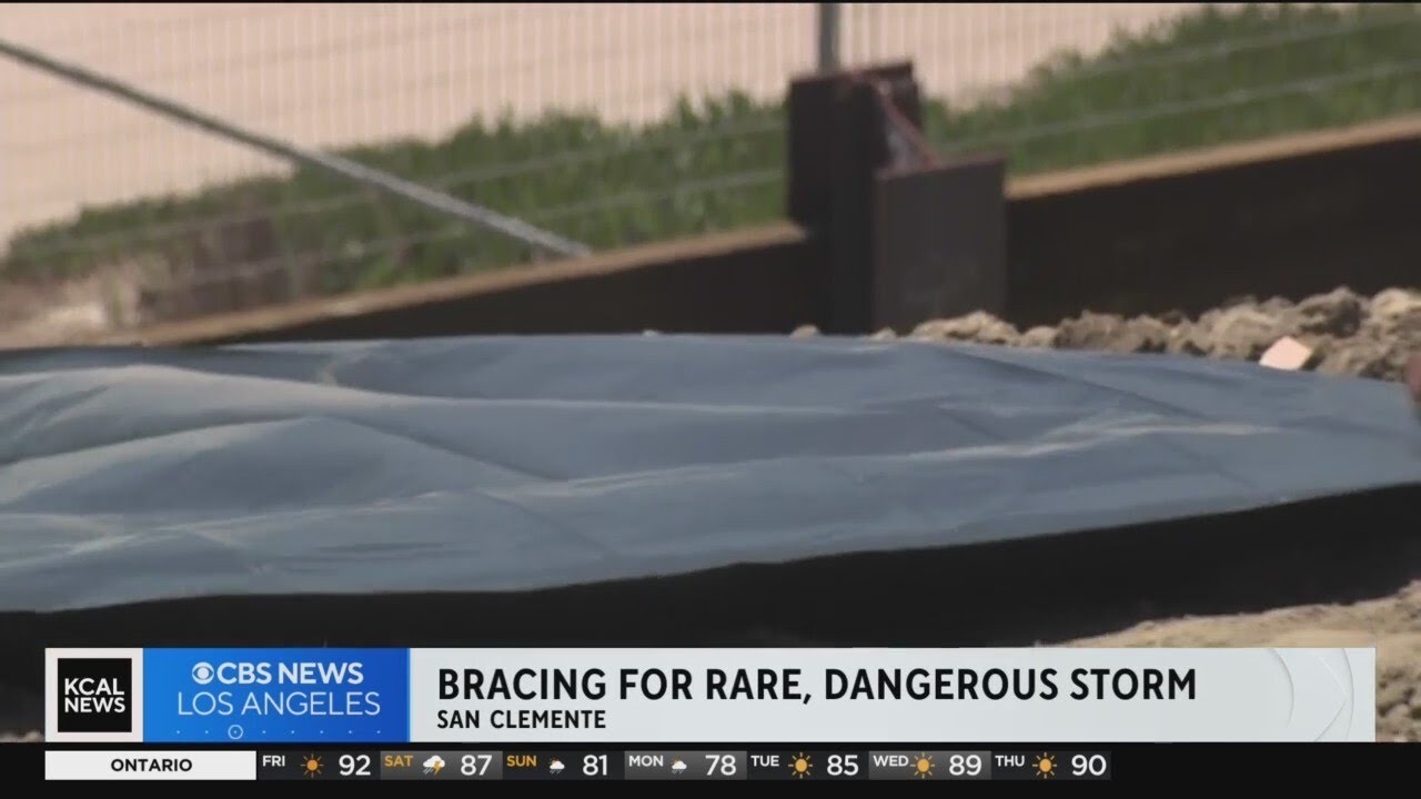 Bracing for rare, dangerous storm in Orange County