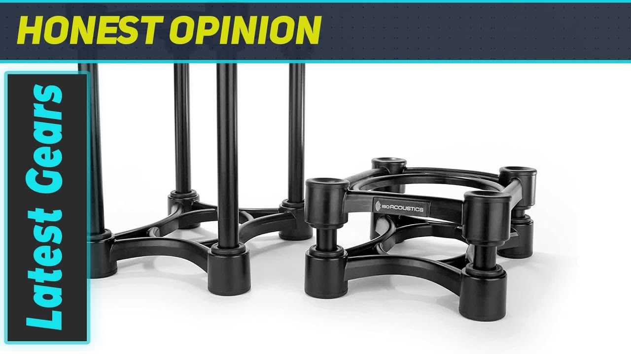 IsoAcoustics ISO-155 Studio Monitor Stands - The Best On-Desk Solution
