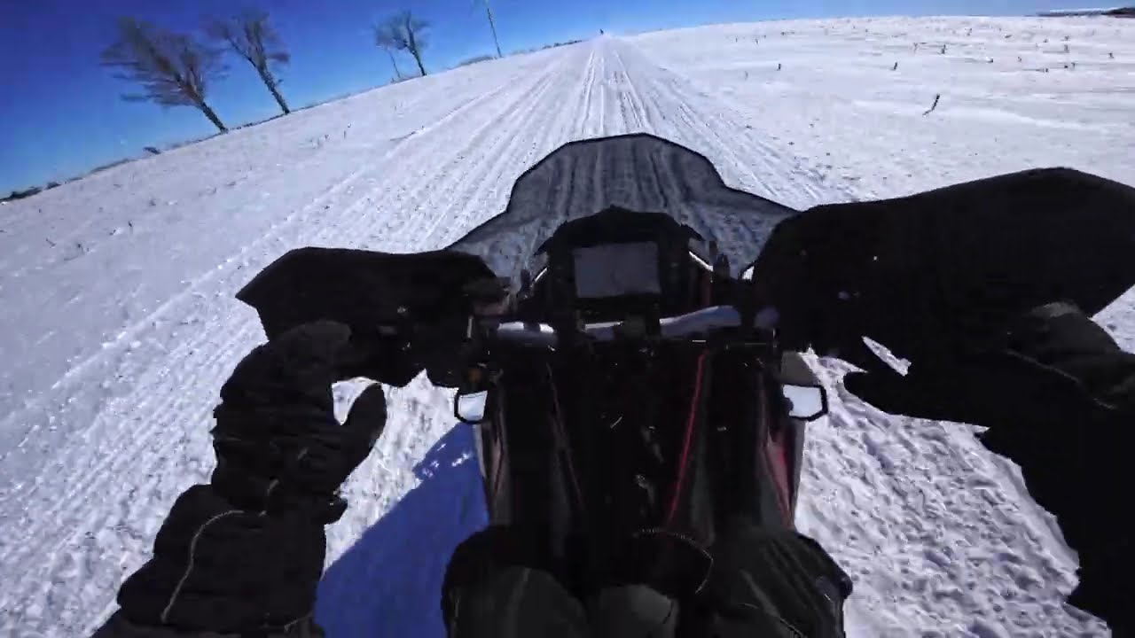Insta360 Ace Pro2 RAW/Unedited snowmobile POV footage - February 2026 Woodstock Area. Part 1