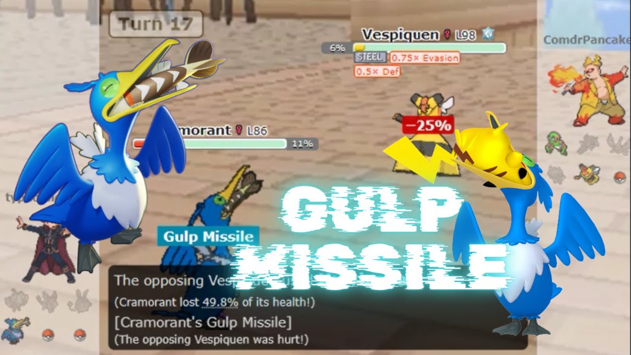 GULP MISSILE is the most UNDERATTED ability in the game!!! | Pokemon Showdown Monotype Random Battle