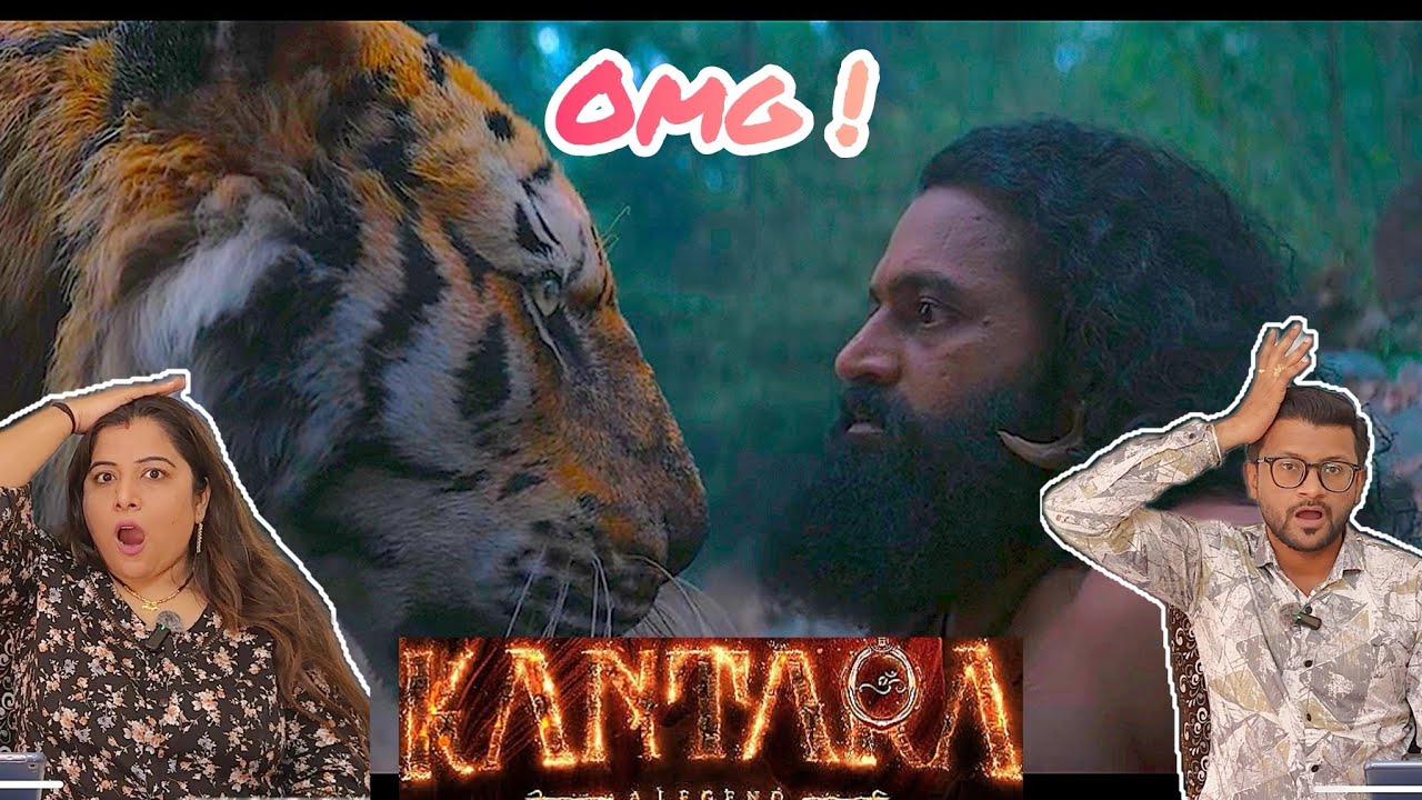 Kantara A legend Chapter 1 Tiger Fight Scene Video Reaction | Rishab Shetty | Dipoosreaction 