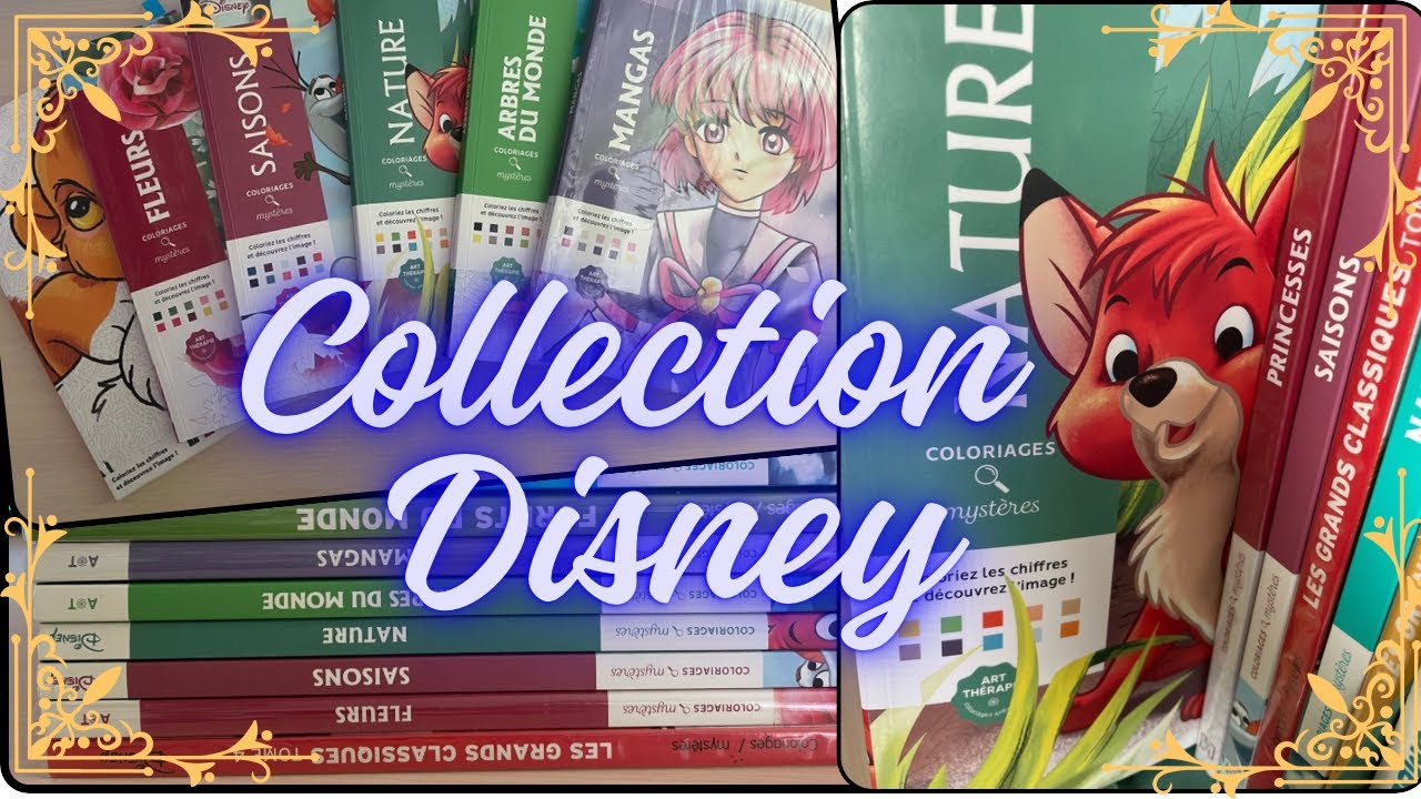 HACHETTE COLORIAGES MYSTERES DISNEY😱ТЕ САМЫЕ РАСКРАСКИ ИЗ ТИК ТОК😂МОЯ КОЛЛЕКЦИЯ РАСКРАСОК №1💚