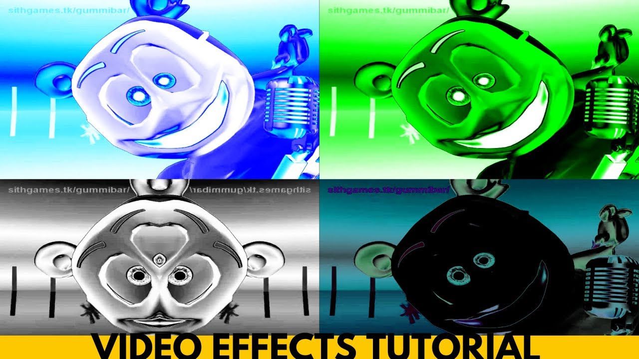(VIDEO TUTORIAL) CRAZY EFFECTS HALLOWEEN REMAKE Gummy Bear Gummibär Song 3 | VIDEO/AUDIO Effect EDIT